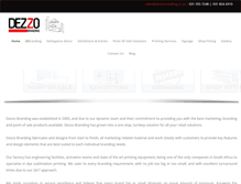 Tablet Screenshot of dezzobranding.co.za